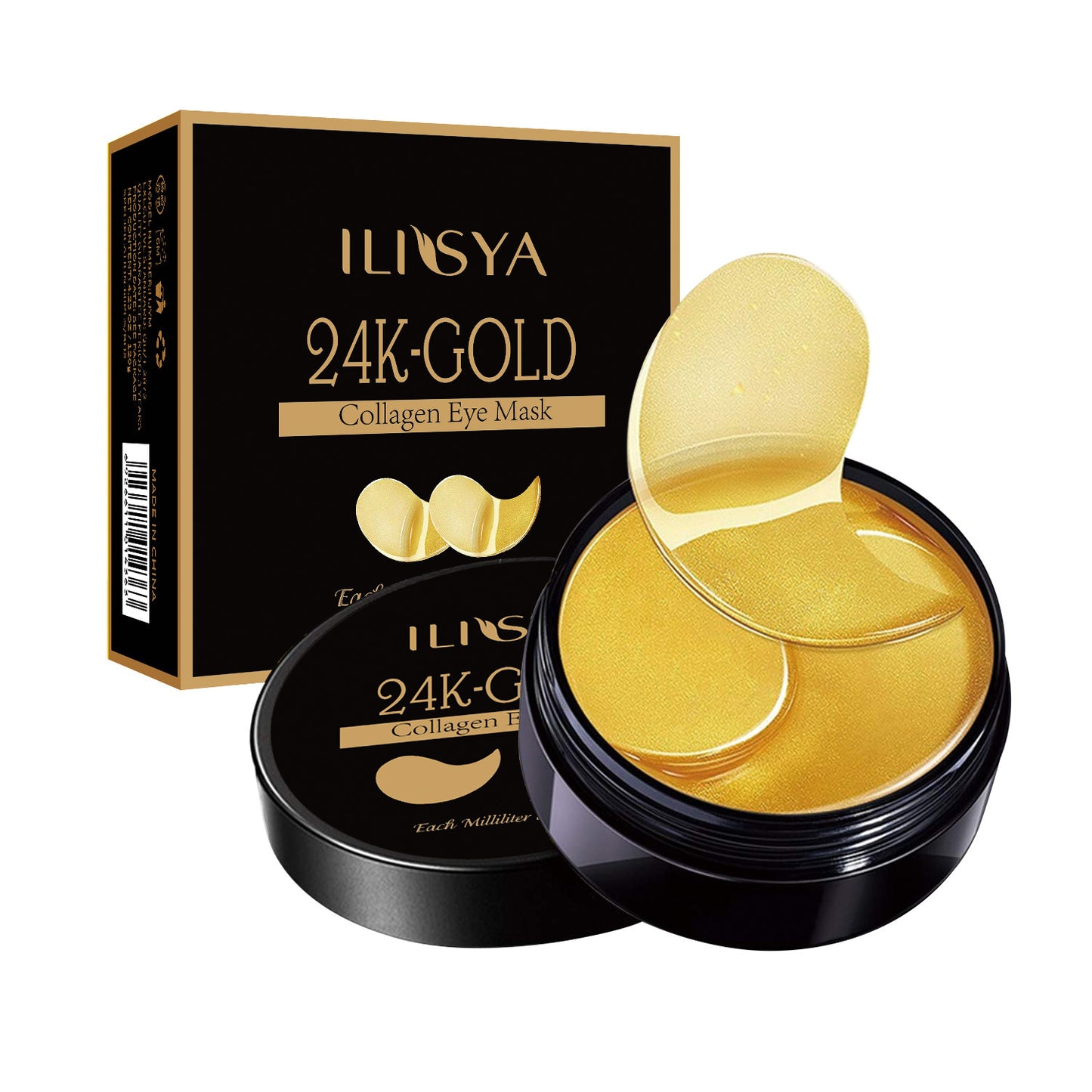 Liya 24k Collagen Gold Eye Mask 60 Pieces In A Box