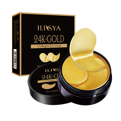 Liya 24k Collagen Gold Eye Mask 60 Pieces In A Box