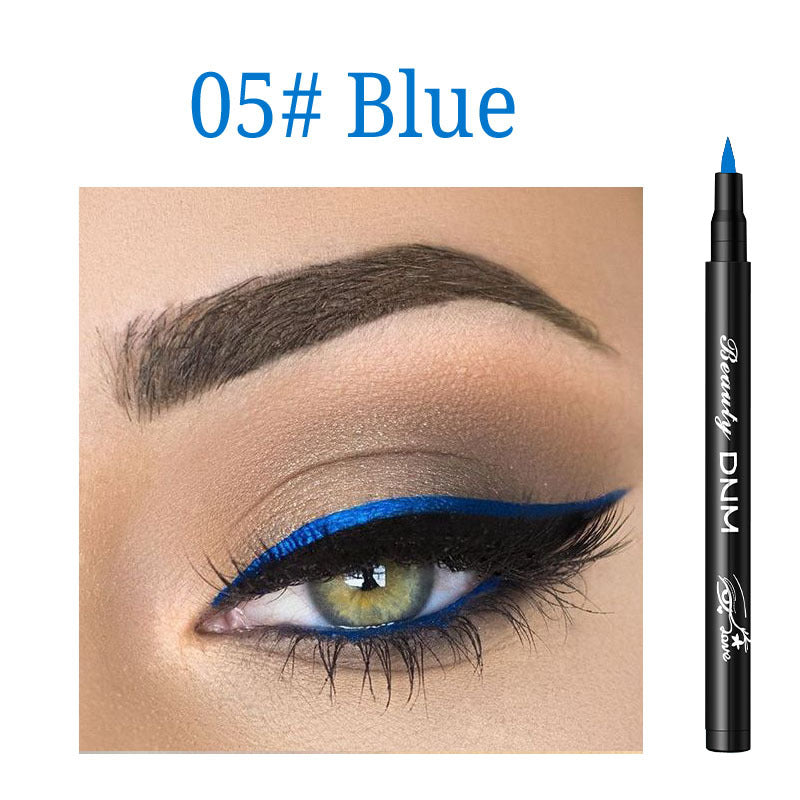 Dnm Color Eyeliner Long-Lasting Waterproof And Non-Smudge Liquid Eyeliner