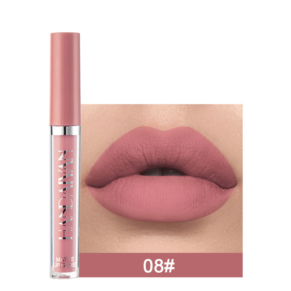 Handaiyan Matte Lip Glaze Liquid Lipstick Mini Tube Lip Gloss