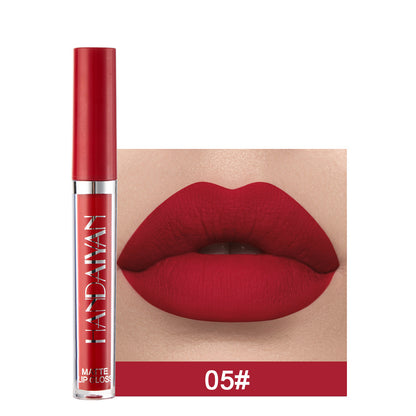Handaiyan Matte Lip Glaze Liquid Lipstick Mini Tube Lip Gloss
