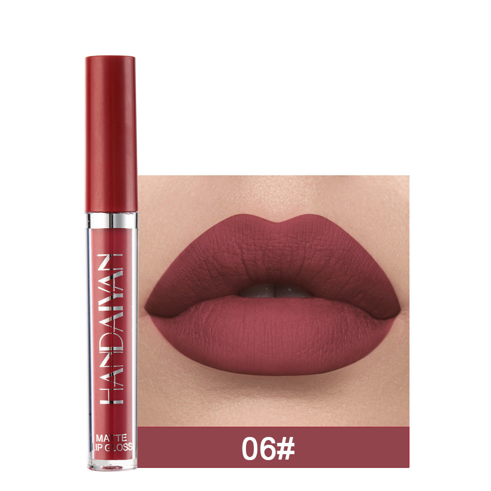 Handaiyan Matte Lip Glaze Liquid Lipstick Mini Tube Lip Gloss