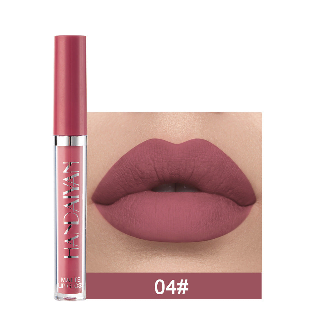 Handaiyan Matte Lip Glaze Liquid Lipstick Mini Tube Lip Gloss