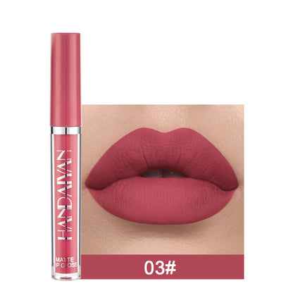 Handaiyan Matte Lip Glaze Liquid Lipstick Mini Tube Lip Gloss