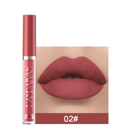 Handaiyan Matte Lip Glaze Liquid Lipstick Mini Tube Lip Gloss