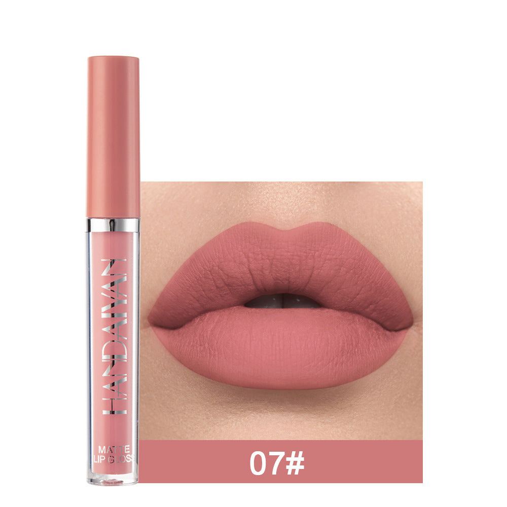 Handaiyan Matte Lip Glaze Liquid Lipstick Mini Tube Lip Gloss