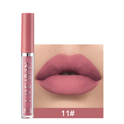Handaiyan Matte Lip Glaze Liquid Lipstick Mini Tube Lip Gloss