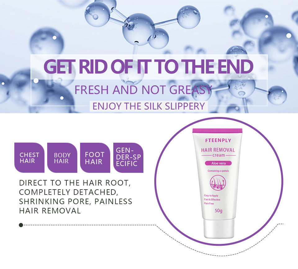 كريم لطيف وغير مهيج لإزالة الشعر