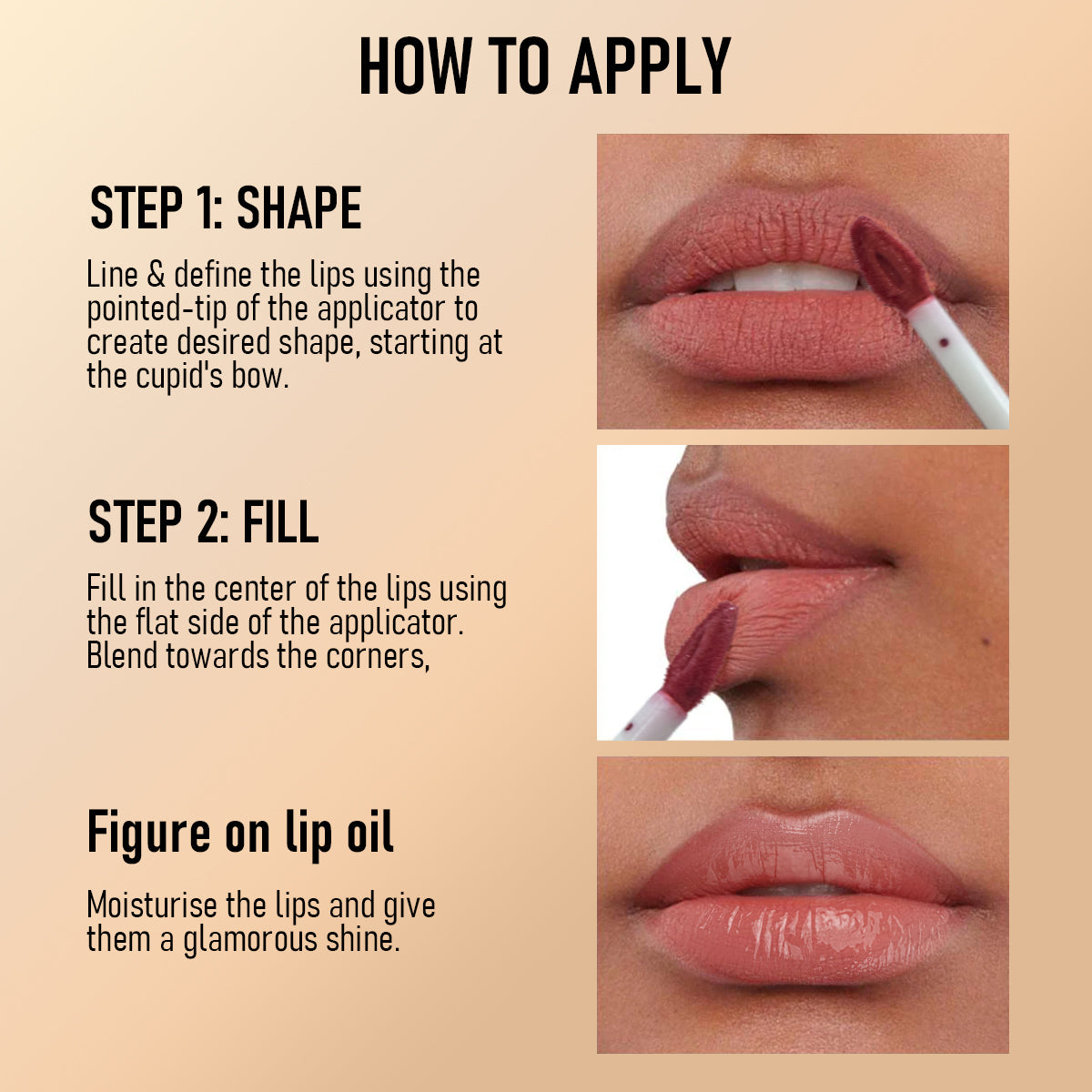 CL021 Dual-Tip Non-Stick Lip Gloss