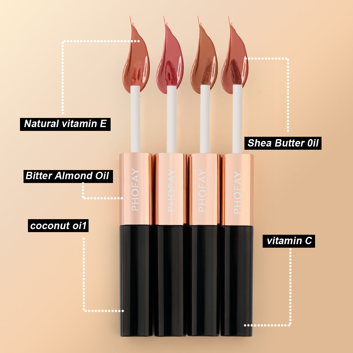 CL021 Dual-Tip Non-Stick Lip Gloss
