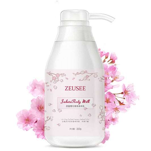 لوشن للجسم بحليب الماعز برائحة زهر الكرز المرطب