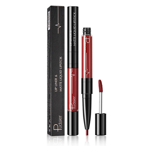 Pudaier Matte Lip Liner 2 in1 Completa Agate Red Lip Tint