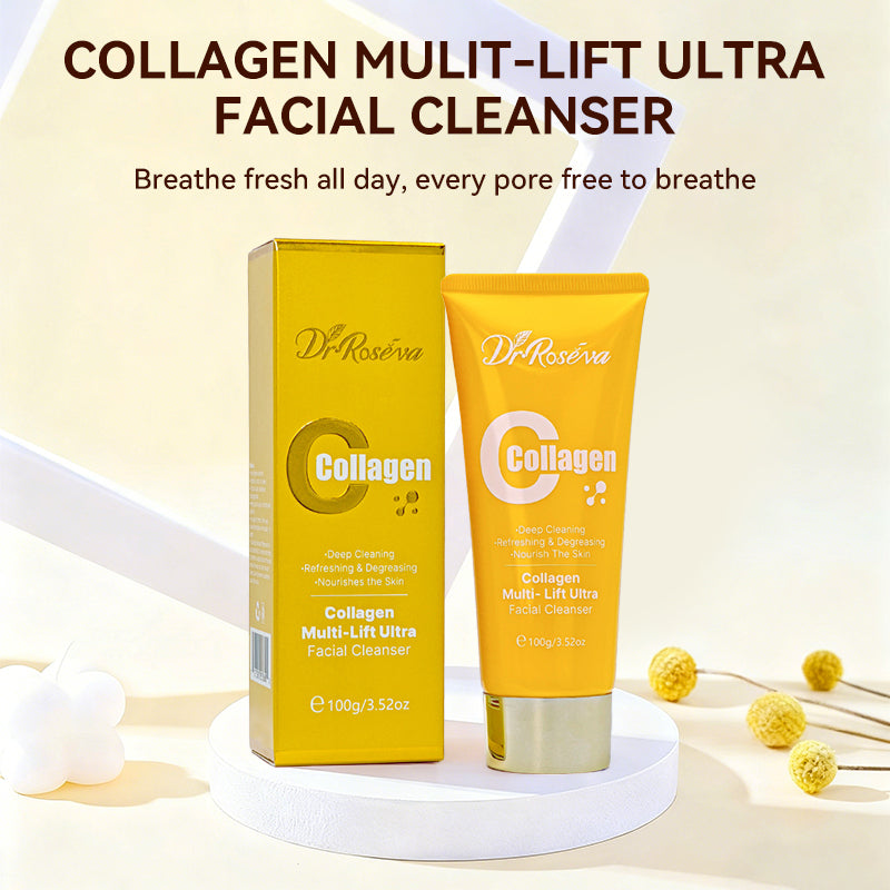 DR.ROSEVA Collagen Gently Deep Cleansing Cleanser Face Wash With Hydrolyzed Collagen