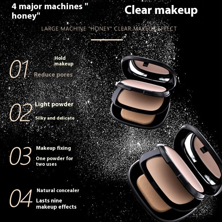 LaMeiLa Concealer Double Layer Powder Ivory White Natural Color