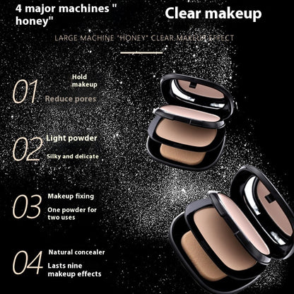 LaMeiLa Concealer Double Layer Powder Ivory White Natural Color