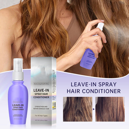 بخاخ زيت مرطب يُترك على الشعر بدون بخار لتنعيم الشعر وإصلاحه