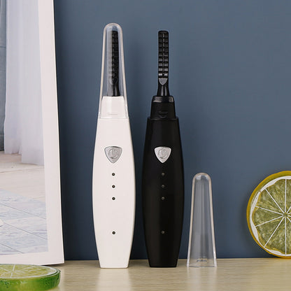 Electric Heated Eyelash Curler USB Rechargeable Eyelashes Curler Quick Heating Natural