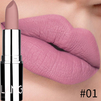 LANG Silver matte lipstick