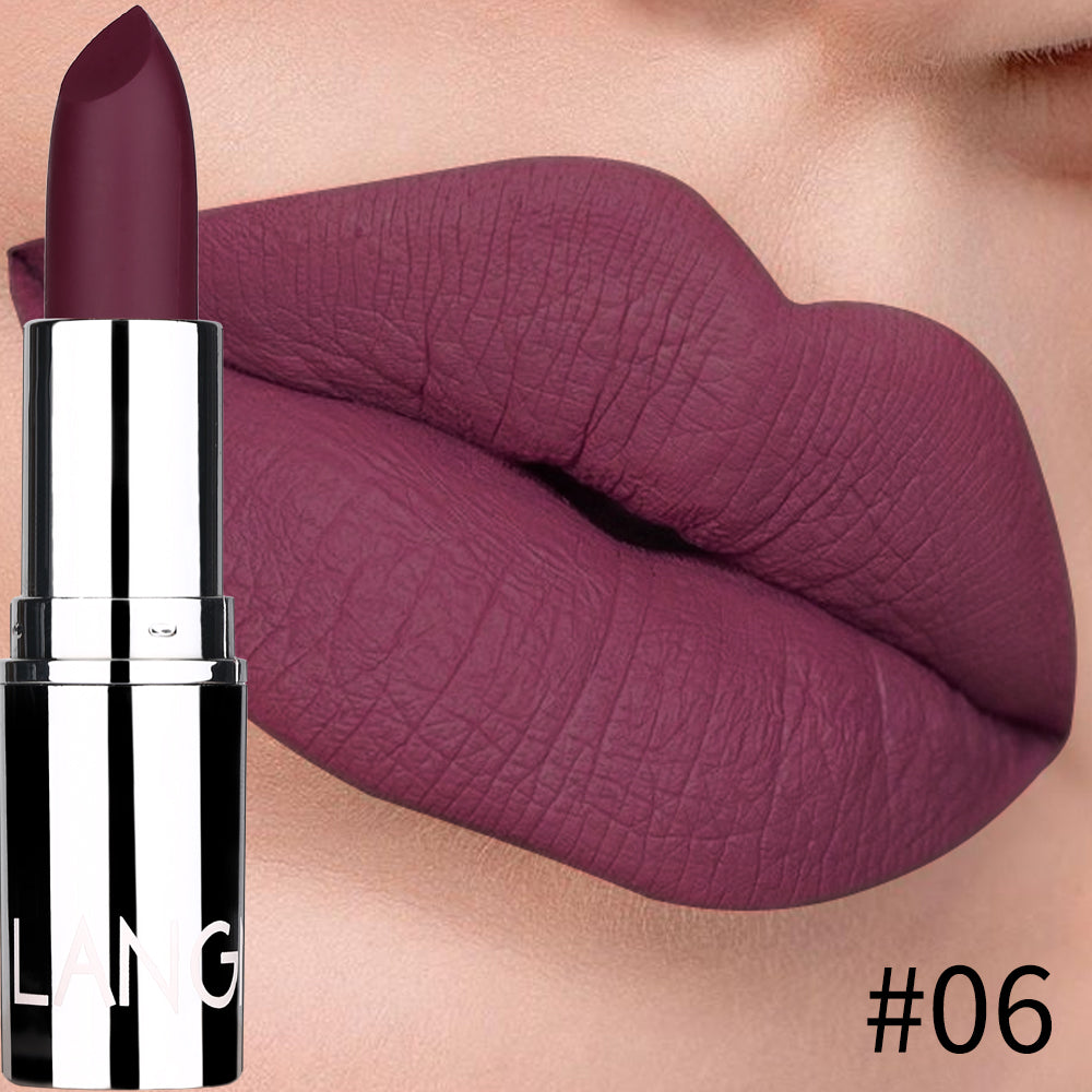 LANG Silver matte lipstick