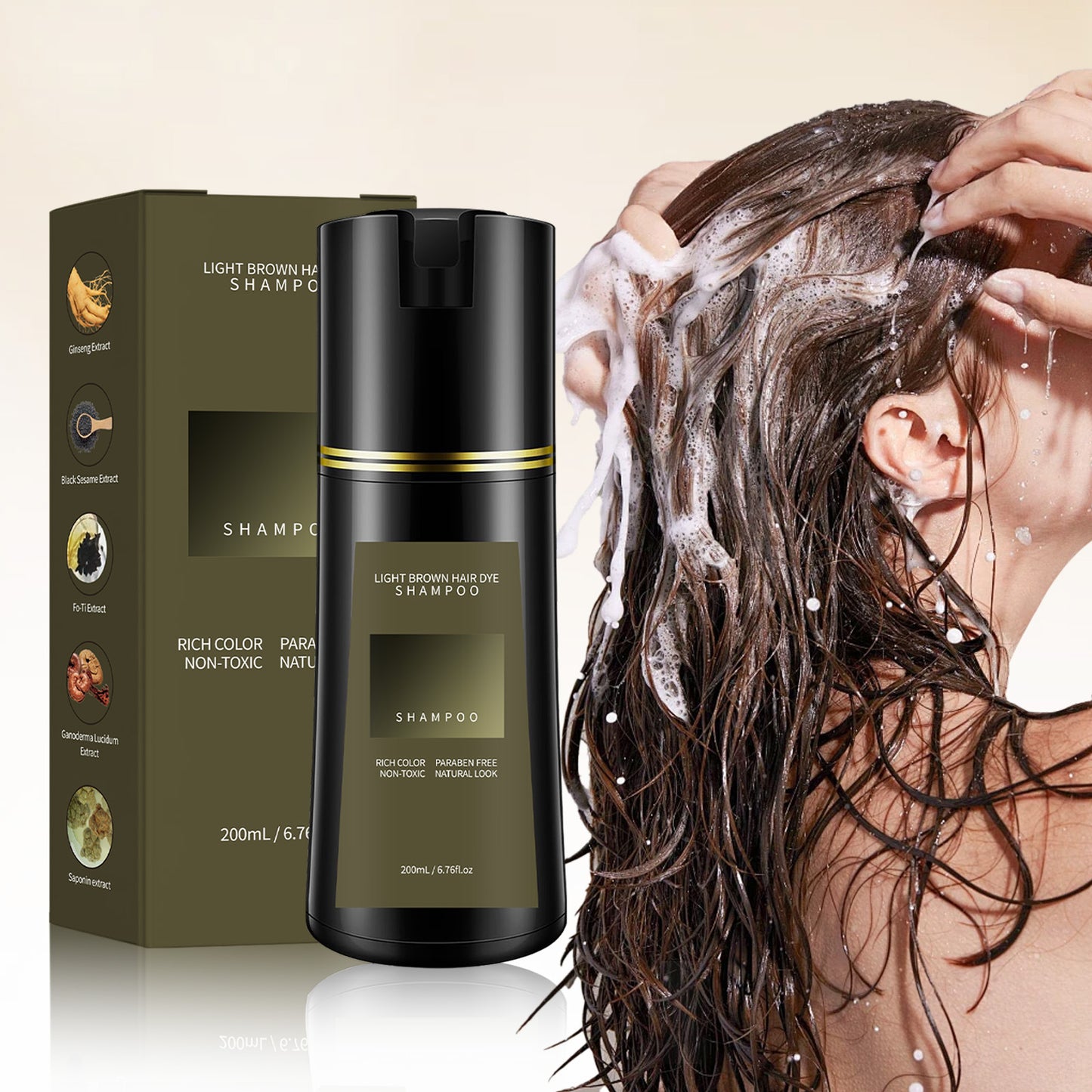 Non-standard Shampoo Hair Dye Plant Formula Mild