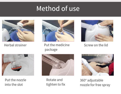 Ozone Facial Steamer Warm Mist Humidifier for Face Deep Cleaning Vaporizer Sprayer Salon Home