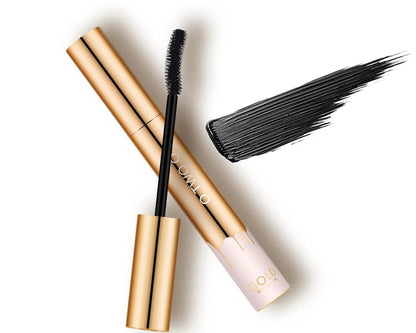 O.TWO.O 3D Mascara Lengthening Black Lash Eyelash Extension Eye Lashes Brush Beauty Makeup Long-wearing Gold Color Mascara