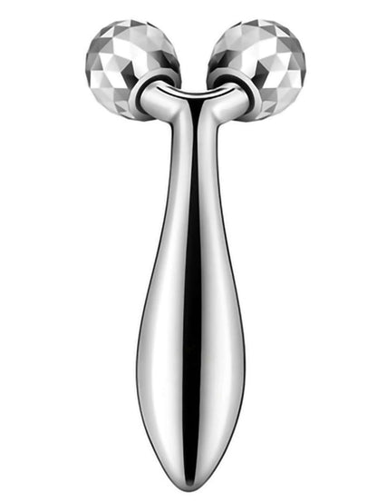 Face Rolling Massager Facial Lift 3D Manual Roller Massager Y Shape 360 Rotating