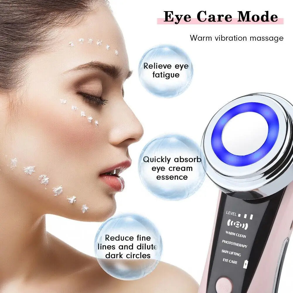 4 in 1 RF EMS Facial Massager Multifunction Skin Care Tools Face