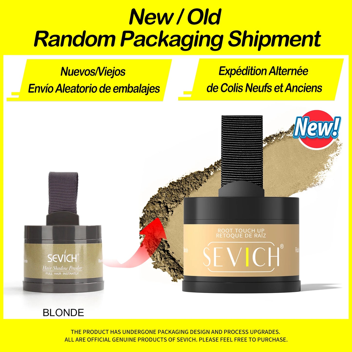 Sevich Hairline Powder 4g Hairline Shadow Powder Makeup Hair Concealer Natural Cover Unisex Hair Loss Product