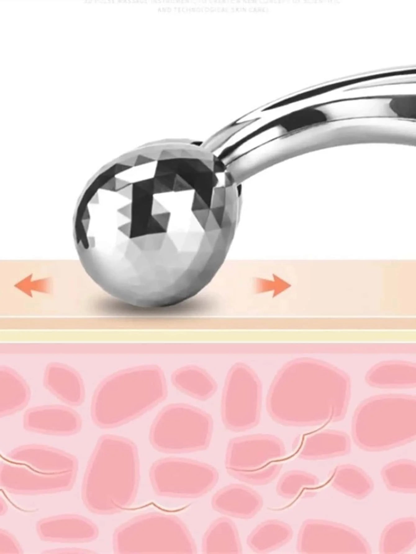 Face Rolling Massager Facial Lift 3D Manual Roller Massager Y Shape 360 Rotating