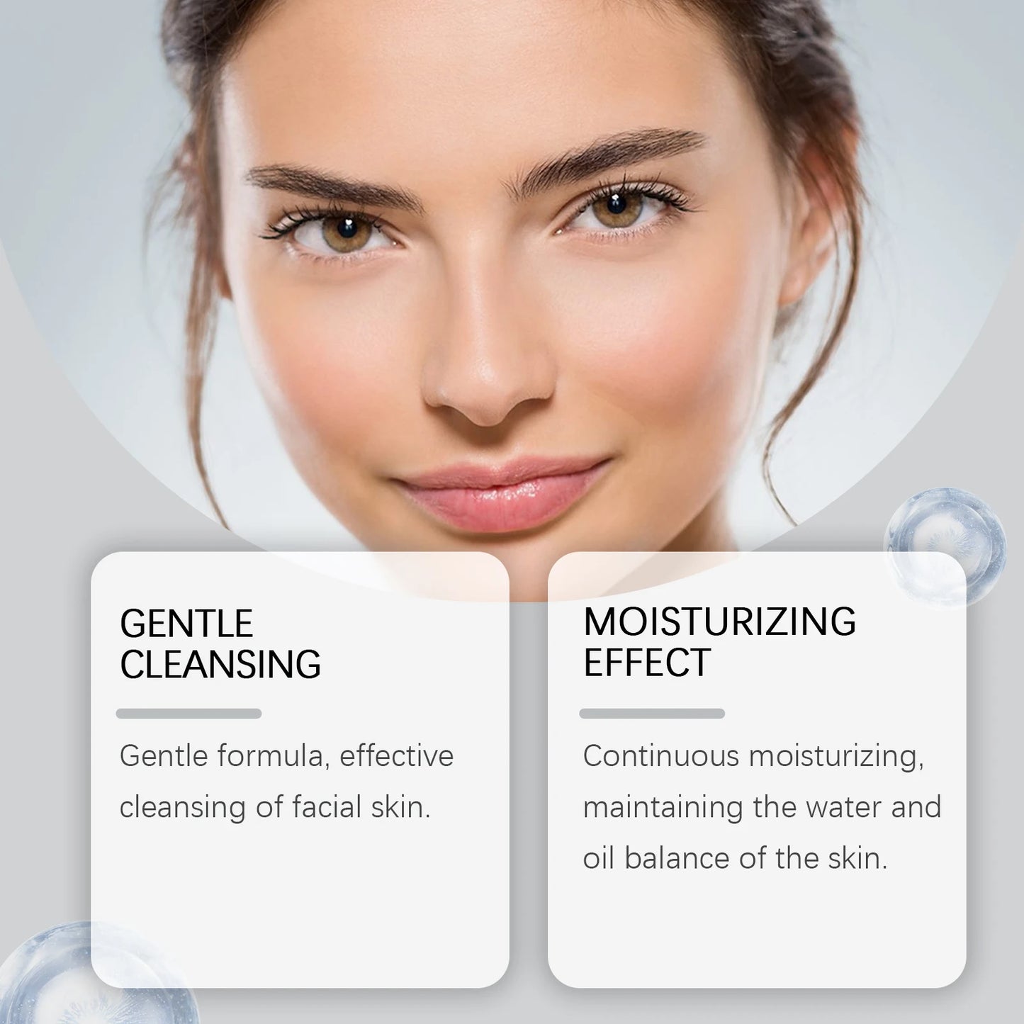 Vitamin C Facial Cleanser Deep Cleansing Oil Control Reduce Blackhead Remove Pore