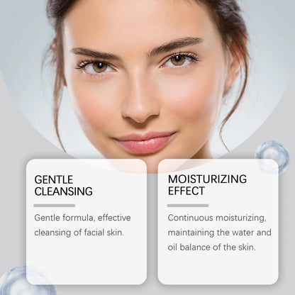 Vitamin C Facial Cleanser Deep Cleansing Oil Control Reduce Blackhead Remove Pore