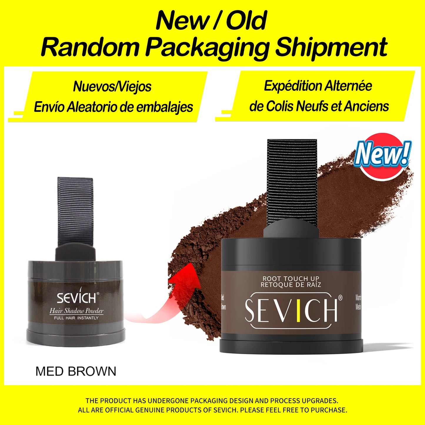 Sevich Hairline Powder 4g Hairline Shadow Powder Makeup Hair Concealer Natural Cover Unisex Hair Loss Product