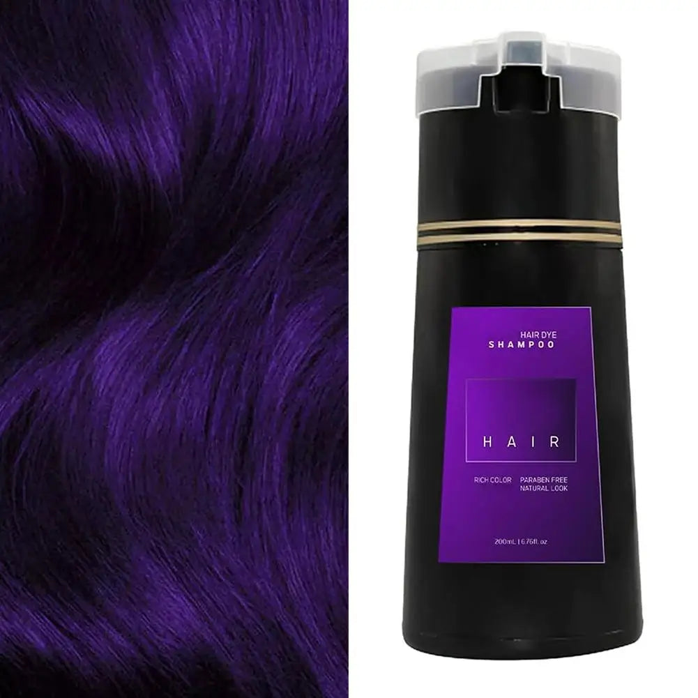 1/2/3PCS Black Hair Dye Shampoo Nova Hair Instant Dye Shampoo,