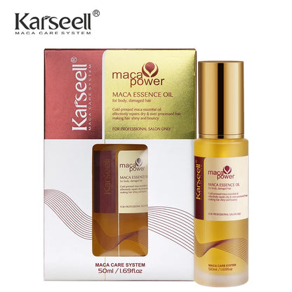 Karseell 50ml Moroccan Argan Oil for Hair Healing Cold Pressed Weightless Argan Oil Hair Serum for Dry Damaged Hair