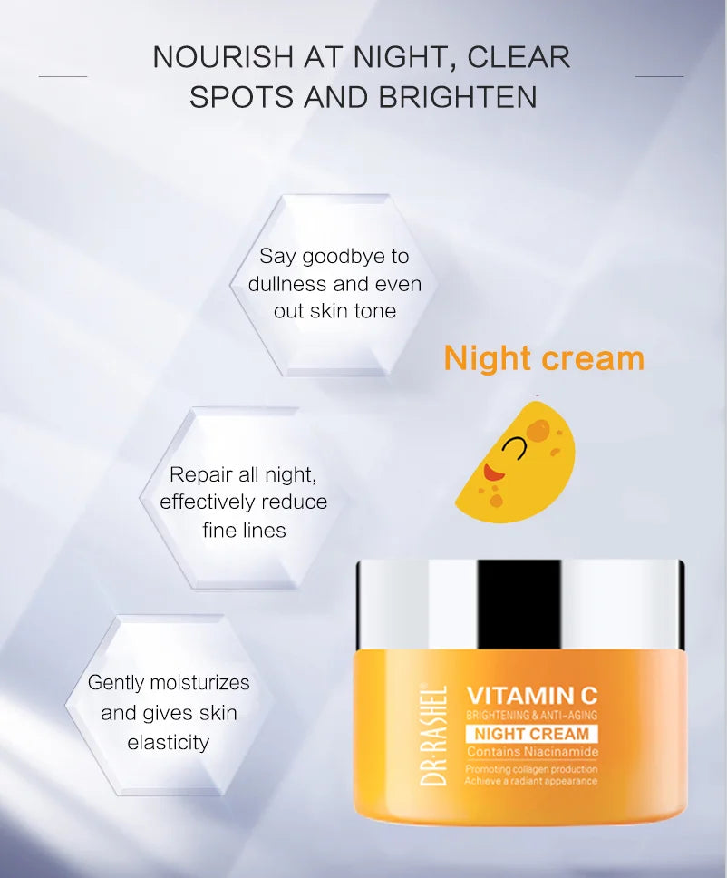 DR RASHEL Skin Care Vitamin C Anti-Aging Night Cream 50G
