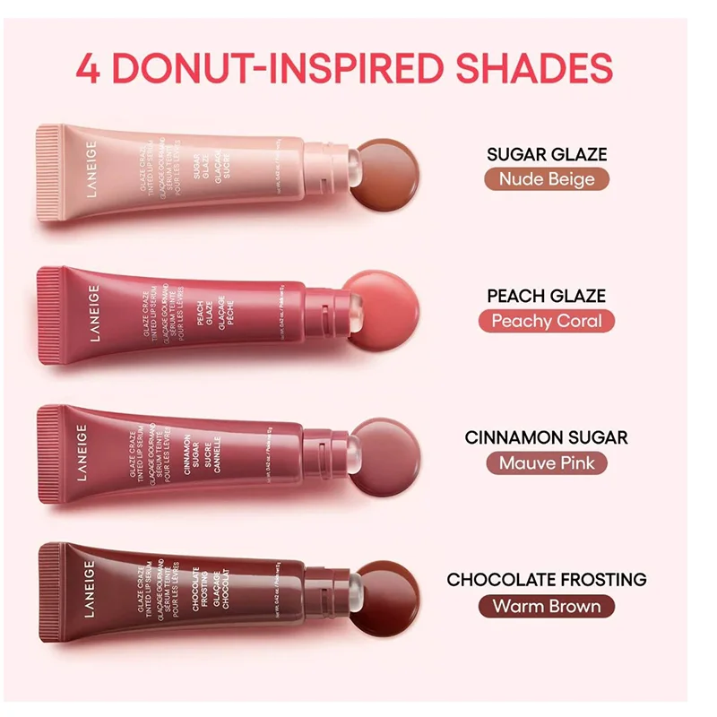Donut Lip Gloss Hydrating Non Greasy Lip Gloss Wrinkle
