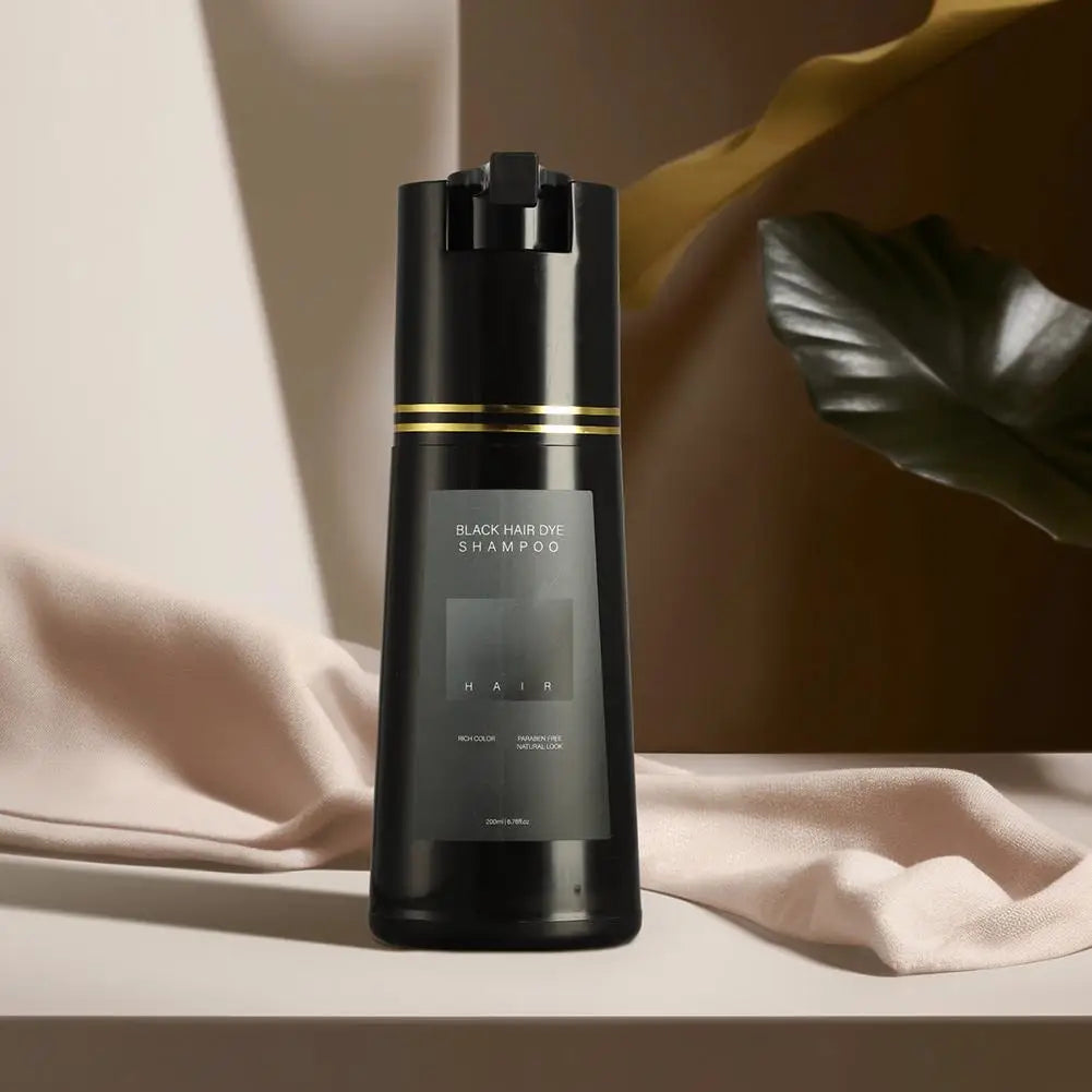 1/2/3PCS Black Hair Dye Shampoo Nova Hair Instant Dye Shampoo,