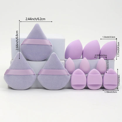 12-Piece All-Purpose Makeup Sponge Set