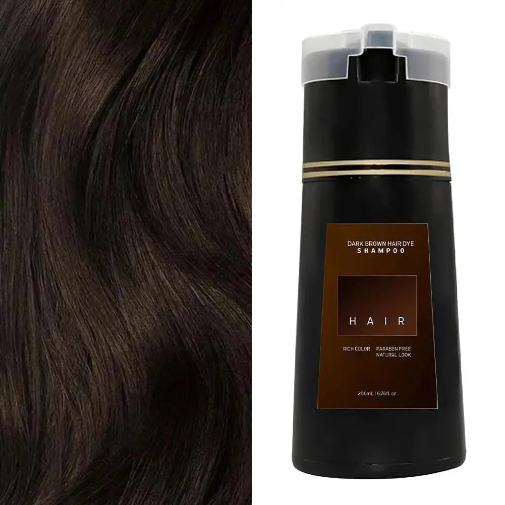 1/2/3PCS Black Hair Dye Shampoo Nova Hair Instant Dye Shampoo,