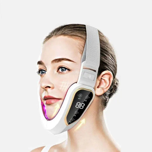 LED Photon Therapy Facial Slimming Vibration Massager Facial