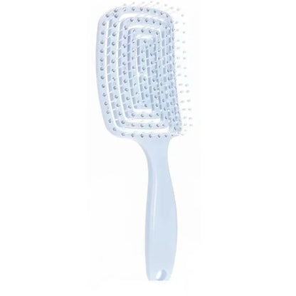 1Pcs Elastic Massage Comb Hollow Out Hair Brush