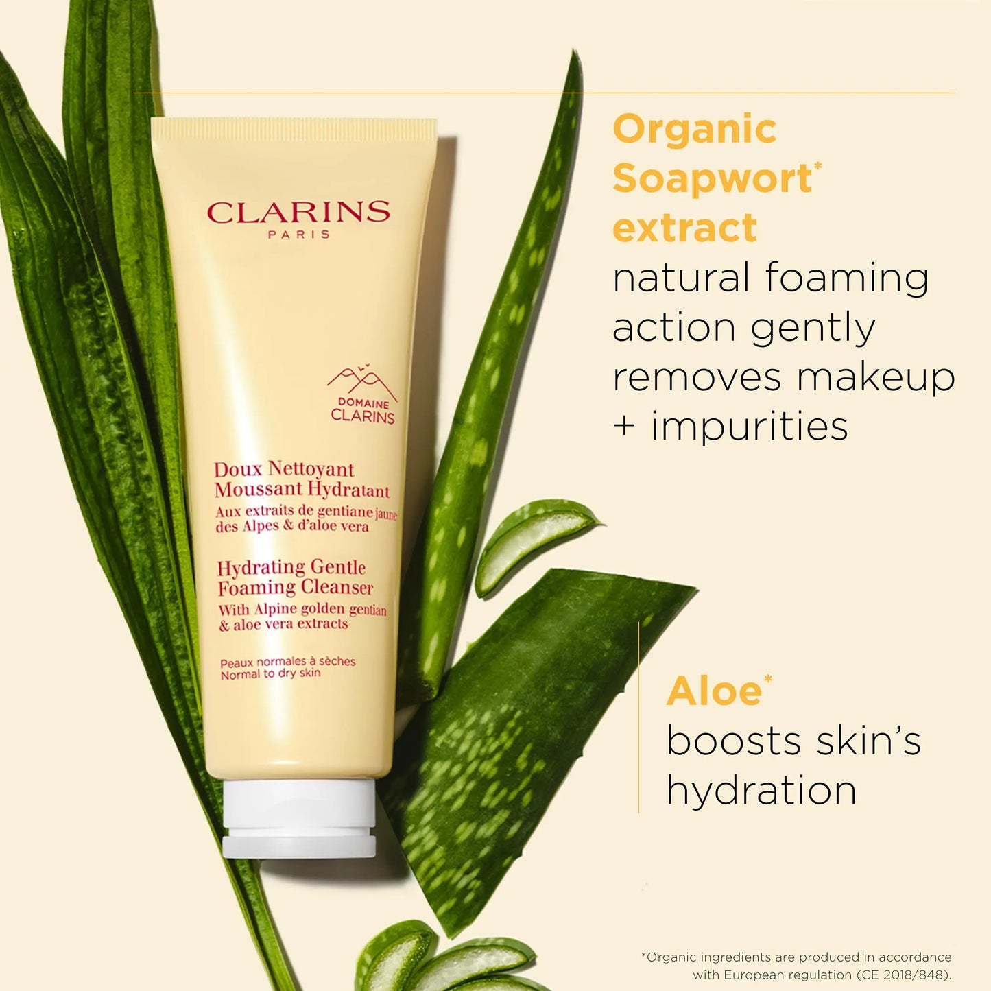 Clarins Hydrating Gentle Foaming Face Cleanser 125ml