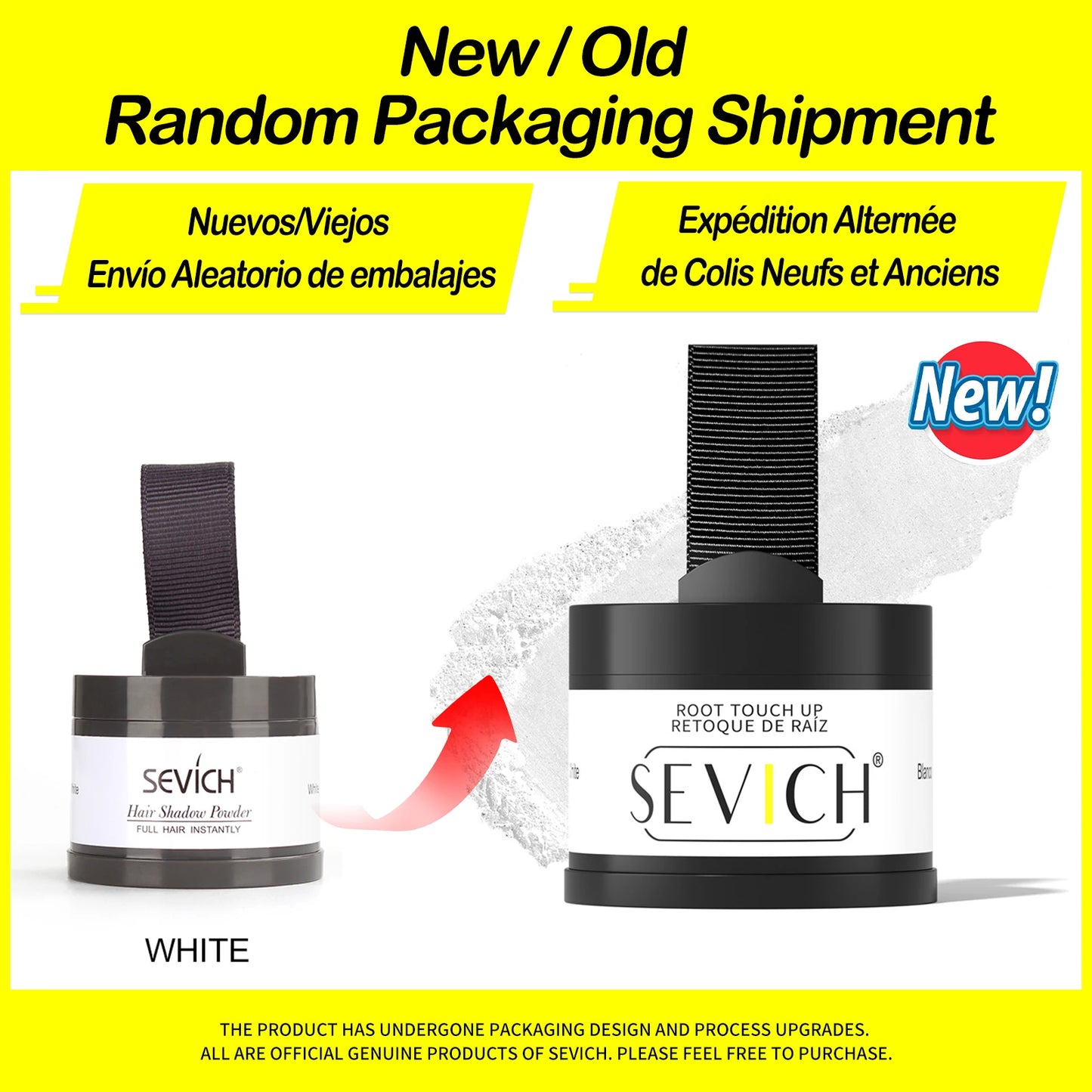 Sevich Hairline Powder 4g Hairline Shadow Powder Makeup Hair Concealer Natural Cover Unisex Hair Loss Product