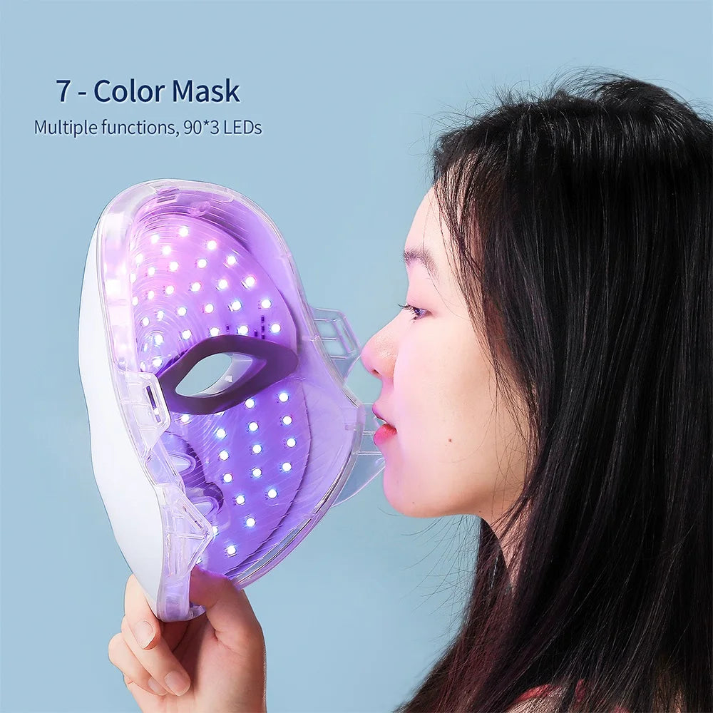 Wireless 7 Colors LED Face Beauty Machine k