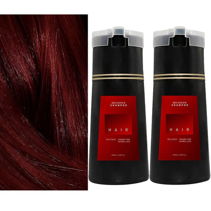 1/2/3PCS Black Hair Dye Shampoo Nova Hair Instant Dye Shampoo,