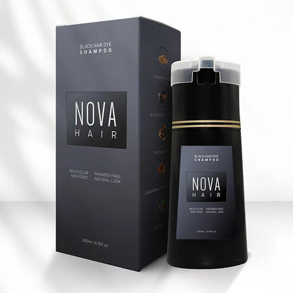 Nova Hair Dyeing Shampoo Hair Instant Dye 3-in-1 Shampoo Men Women Fluffy Oil Control Hair Care Products Nourish Hair Shampoo