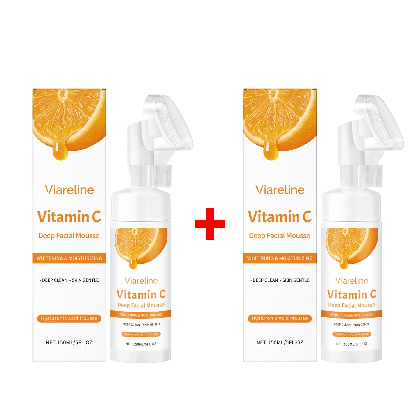 Vitamin C Facial Cleanser Deep Cleansing Oil Control Reduce Blackhead Remove Pore