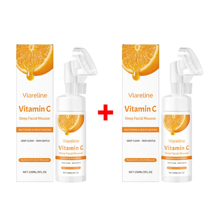Vitamin C Facial Cleanser Deep Cleansing Oil Control Reduce Blackhead Remove Pore