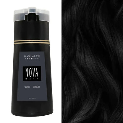 Nova Hair Dyeing Shampoo Hair Instant Dye 3-in-1 Shampoo Men Women Fluffy Oil Control Hair Care Products Nourish Hair Shampoo